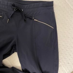 Athleta navy drawstring pants size small